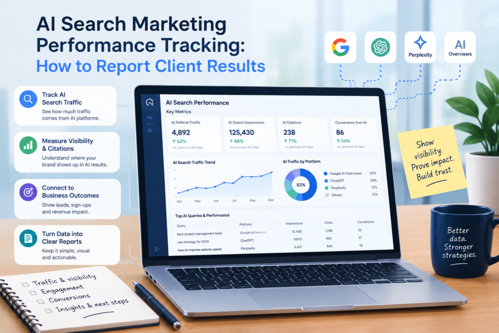 AI search marketing performance tracking